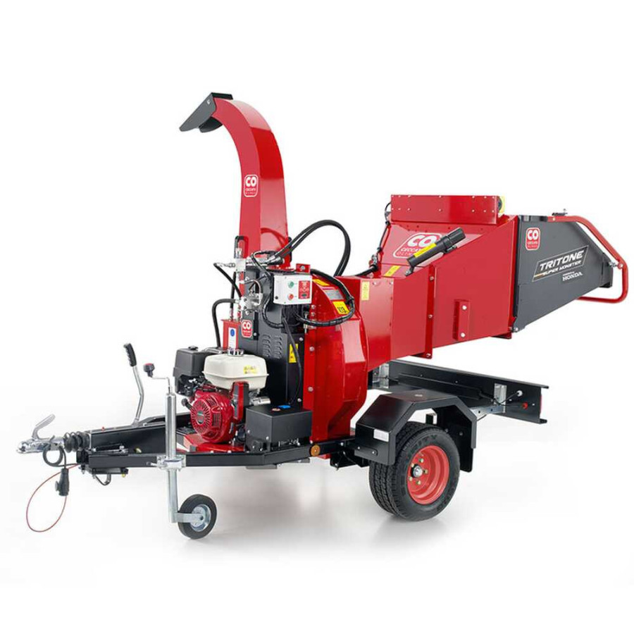 Profi-Benzin-Häcksler Tritone Super Monster GX390 auf Wagen