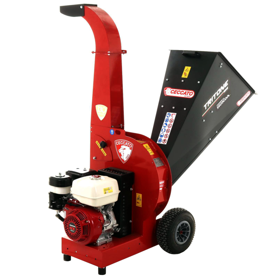 Benzin-Häcksler Ceccato Tritone BIG - Honda GX 390